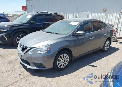 2017 Nissan Sentra S z USA, uszkodzony, nr VIN 3N1AB7AP1HY410085